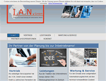 Tablet Screenshot of ian-gmbh.de